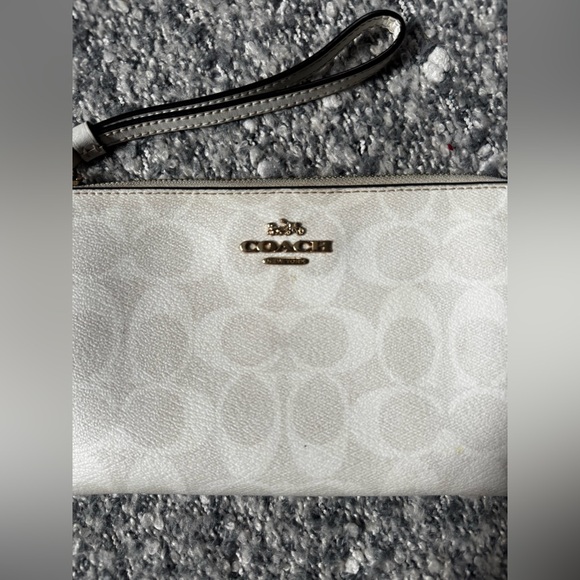 Coach Silver Wristlet Clutch - Picture 2 of 5